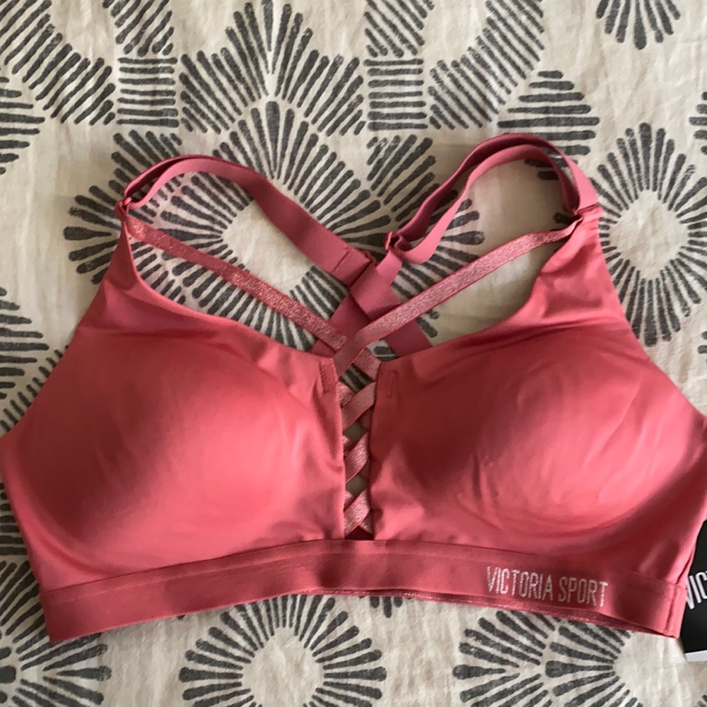 New With Tags-Victoria’s Secret Sport Bra-Pink